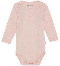 GoBabyGo Romper l/s - Hazelnoot - Rose GoBabyGo Romper l/s - Hazelnoot - Rose