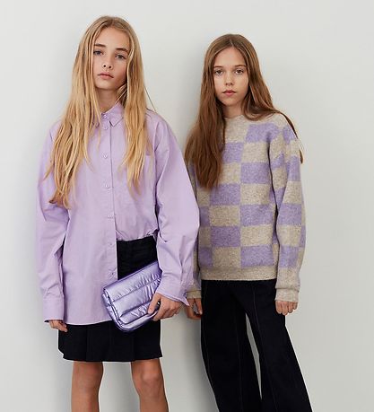 Sofie Schnoor Stelpur Skyrta - Light Lavender
