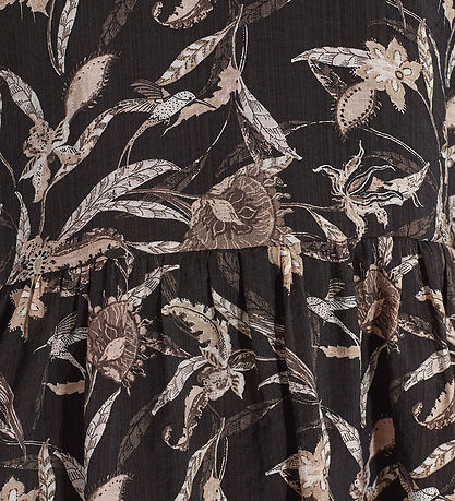 Sofie Schnoor Girls Blouse - Black w. Pattern