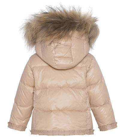 Ver de Terre Down Jacket w. Fur - Mahogany Rose