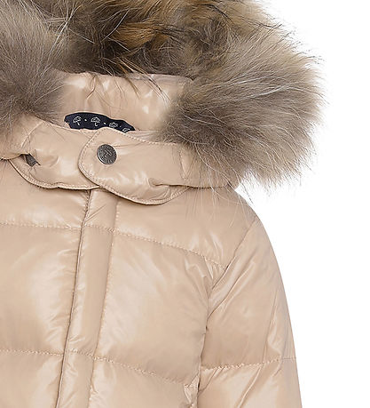 Ver de Terre Down Jacket w. Fur - Mahogany Rose