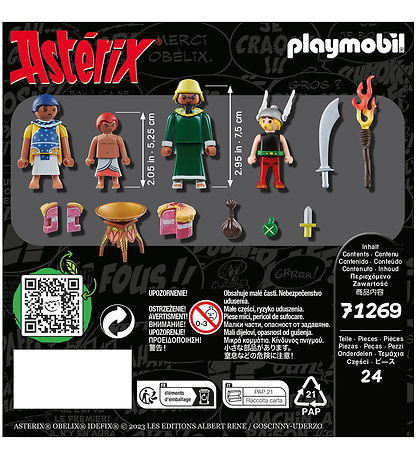 Playmobil Asterix - Criminalis' Poisoned Cake - 24 Parts - 7126