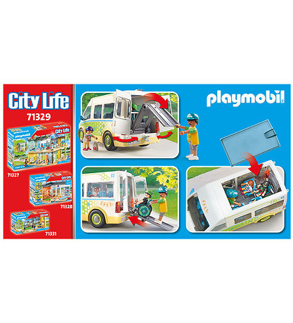 Playmobil City Life - School bus - 53- Parts - 71329