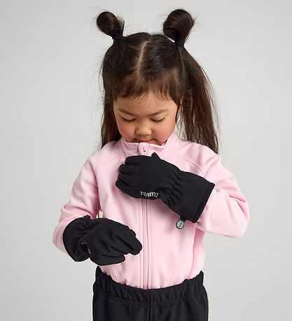 Reima Handschoenen - Softshell - Tehden - Zwart Reima Handschoenen - Softshell - Tehden - Zwart