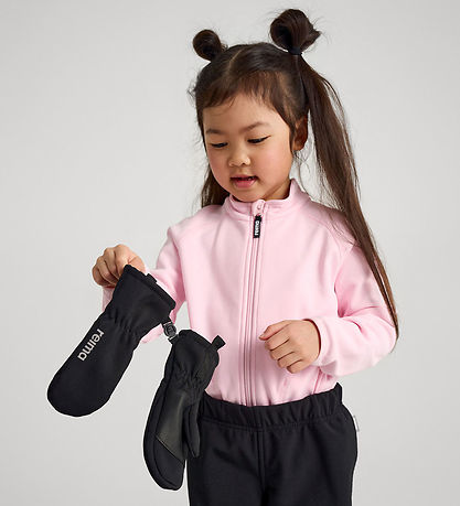 Reima Mittens - Softshell - Osaten - Black Reima Mittens - Softshell - Osaten - Black