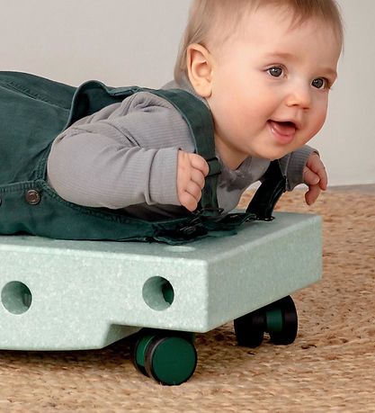 MODU 4x Swirly Wheels - 4-Pack - Dusty Green