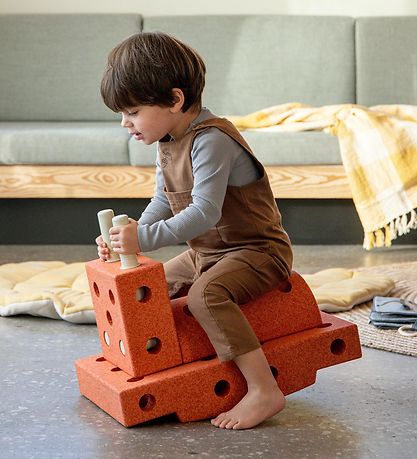 MODU Block Square - 20x20x10 cm - Burnt Orange