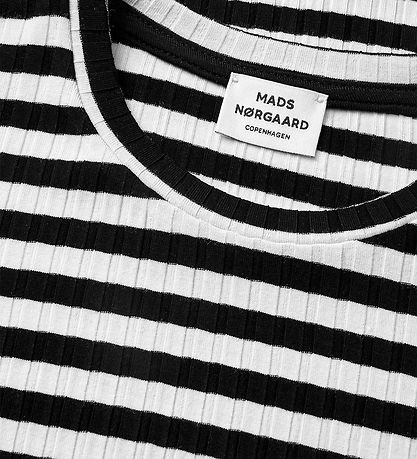 Blouse Mads Nørgaard - Talika Top - Black/Vanilla Ice Blouse Mads Nørgaard - Talika Top - Black/Vanilla Ice