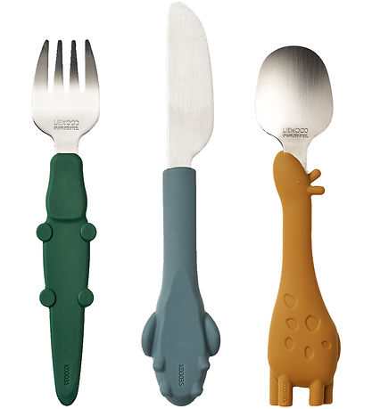 Liewood Cutlery - Tove Cutlery Set - Golden Caramel Mix