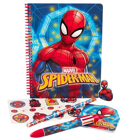 Spider-Man Pencil Set w. Multicolour Ballpoint Pen Spider-Man Pencil Set w. Multicolour Ballpoint Pen