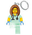 LEGO® Sleutelhanger m. Zaklamp - LEGO® Verpleegkundige LEGO® Sleutelhanger m. Zaklamp - LEGO® Verpleegkundige