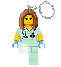 LEGO® Lyklakippa M. Vasaljós - LEGO® Hjúkrunarfræðingur LEGO® Lyklakippa M. Vasaljós - LEGO® Hjúkrunarfræðingur