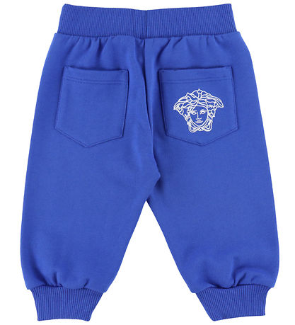 Versace Jogginghosen - Blau/Weiß m. Print
