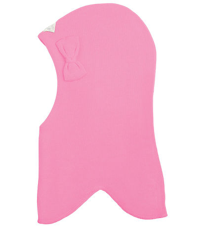 Racing Kids Balaclava - Wool/Cotton - 2-layer - Pink