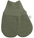 Racing Kids Mittens - Wool/Cotton - Dark Seagrass Racing Kids Mittens - Wool/Cotton - Dark Seagrass
