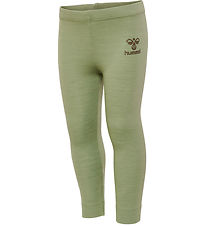 Hummel Leggings - Wolle - hmlWolly - Öl Green Hummel Leggings - Wolle - hmlWolly - Öl Green