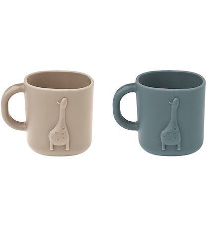 Liewood Cup - Chaves - 2 pcs - Dark Sandy/Whale Blue