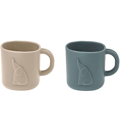 Liewood Cup - Chaves - 2 pcs - Dark Sandy/Whale Blue