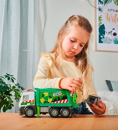 Dickie Toys Construction Truck - Action Truck - Garbage - Light/