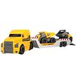 Dickie Toys Truck w. Construction Trucks - Mack/Micro Builder Tr Dickie Toys Truck w. Construction Trucks - Mack/Micro Builder Tr