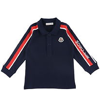 Moncler Polo shirt - Navy w. Red Moncler Polo shirt - Navy w. Red