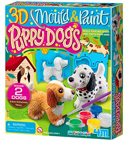 4M Cast & Paint - 3D Puppy dogs 4M Cast & Paint - 3D Puppy dogs