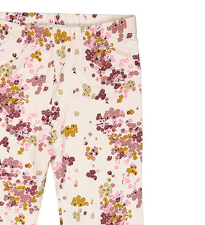 The New Siblings Leggings - TnsHerle - White Swan w. Flowers The New Siblings Leggings - TnsHerle - White Swan w. Flowers