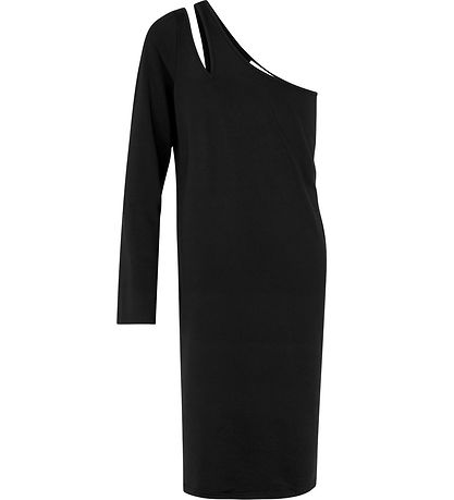 Rosemunde Kleid - One Shoulder - Schwarz Rosemunde Kleid - One Shoulder - Schwarz