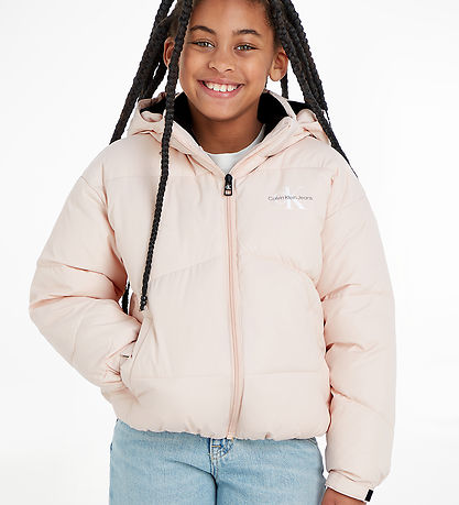 Calvin Klein Puffer Jacket - CK Short Pouf - Rose Clay