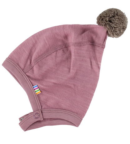 Bonnet de Bébé Joha - Laine/Bambou - Rose