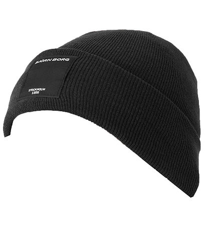 Björn Borg Beanie - Knitted - Black Björn Borg Beanie - Knitted - Black