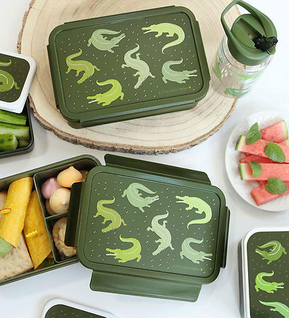 A Little Lovely Company Lunchbox - Bento - Crocodiles