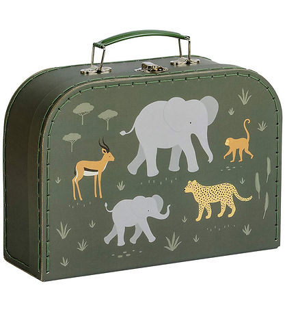 A Little Lovely Company Cardboard Suitcase - 2 pcs - 29x20/25.5x