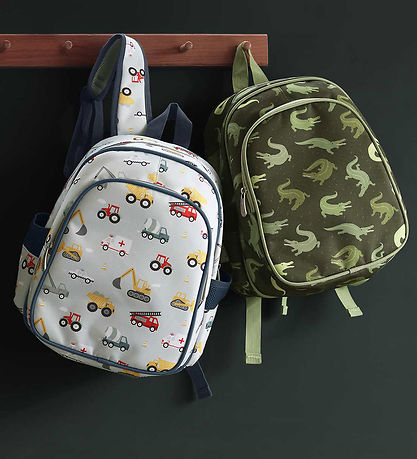 A Little Lovely Company Backpack w. Thermal pocket - Vehicles