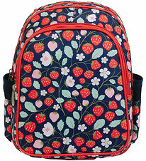 A Little Lovely Company Backpack w. Thermal pocket - Strawberrie A Little Lovely Company Backpack w. Thermal pocket - Strawberrie