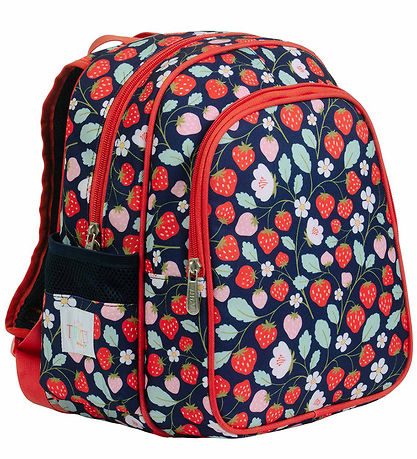 A Little Lovely Company Backpack w. Thermal pocket - Strawberrie