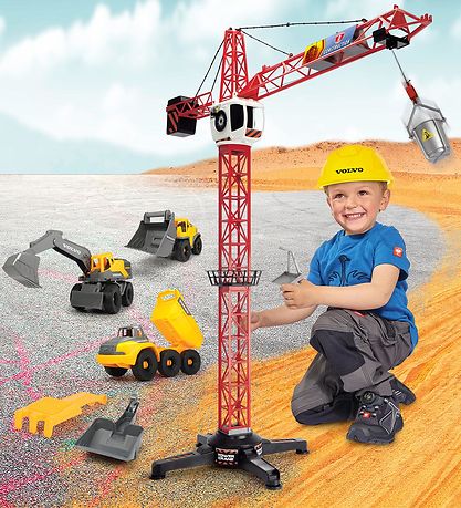 Dickie Toys 크레인 포함 볼보 건설 키트 - 100cm