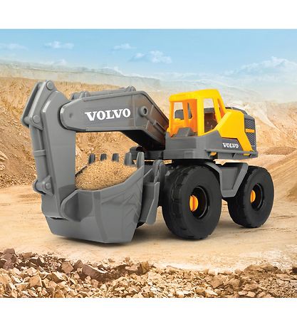 Dickie Toys Lastebil m. Arbeidsbiler - Mack/Volvo Heavy Loader T Dickie Toys Lastebil m. Arbeidsbiler - Mack/Volvo Heavy Loader T