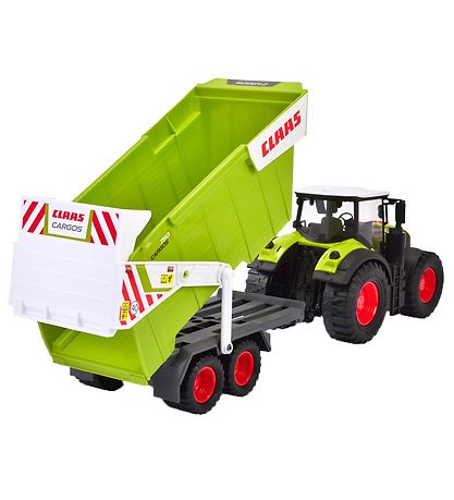 Dickie Toys Tractor - CLAAS Tractor w. Trailer - Light/Sound