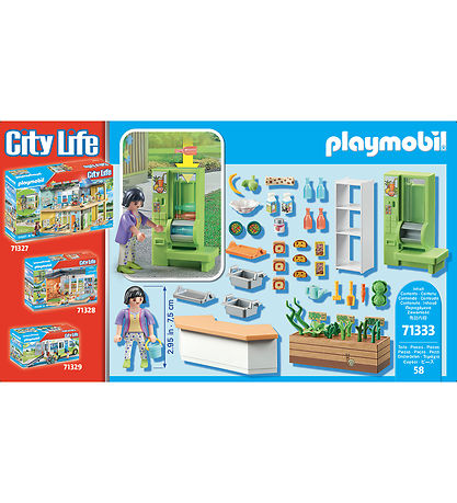 Playmobil City Life - School kiosk - 71333 - 58 Parts
