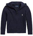 Polo Ralph Lauren Cardigan - Knitted - Navy Polo Ralph Lauren Cardigan - Knitted - Navy