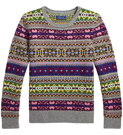 Polo Ralph Lauren Blouse - Wool - Multicolour w. Pattern