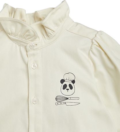 Chemise Mini Rodini - Chef Panda - Blanc Chemise Mini Rodini - Chef Panda - Blanc