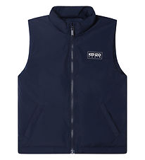 Kenzo Down Vest - Navy w. White Kenzo Down Vest - Navy w. White