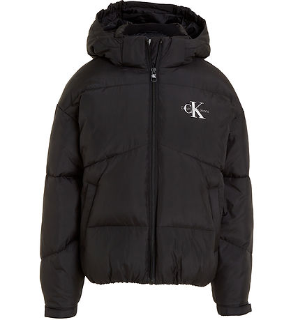 Calvin Klein Puffer Jacket - CK Short Pouf - Black Calvin Klein Puffer Jacket - CK Short Pouf - Black