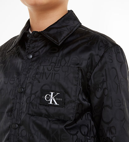 Calvin Klein Jacket - Black w. Logos Calvin Klein Jacket - Black w. Logos