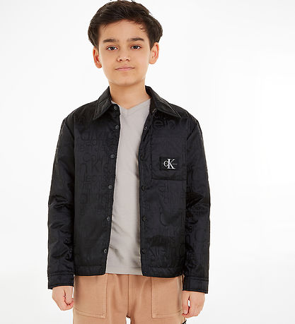 Calvin Klein Jacket - Black w. Logos Calvin Klein Jacket - Black w. Logos