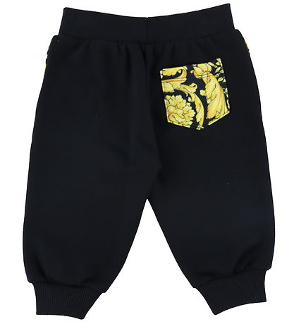 Versace Sweatpants - Black w. Yellow