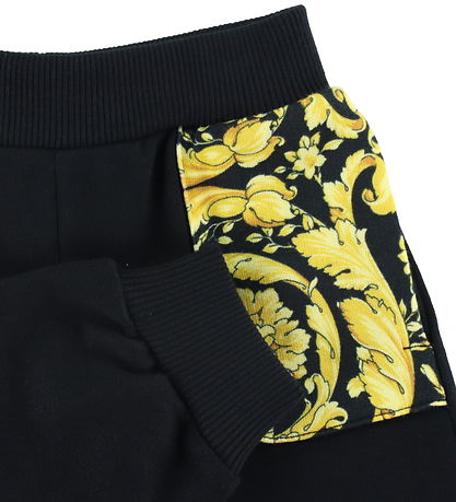 Versace Sweatpants - Black w. Yellow