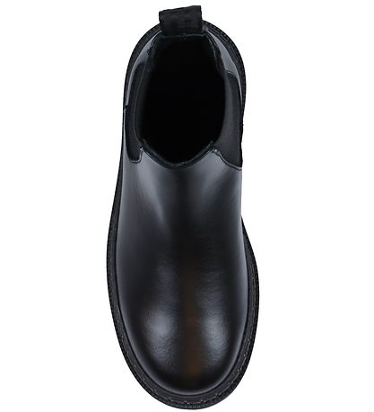 Versace Boots - Chelsea Calf - Black/Palladium